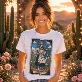 ヴィンテージ・シュガースカル・タロットデザインTシャツ「いたずら盛りだくさん」 Tシャツ