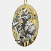 ヴィンテージ・シュームパンク海賊 セラミックオーナメント (左)