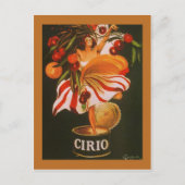 ヴィンテージ シリオ チェリー イタリアン ポストカード (正面)