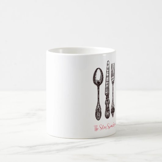 ヴィンテージ シルバーウェア オルネート アーティザン フード ビジネス コーヒーマグカップ (中央)