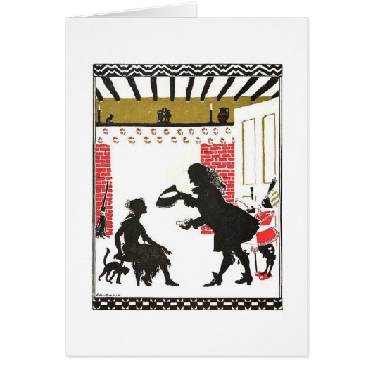 ヴィンテージ-シンデレラのガラススリッパのシルエット、 (正面)