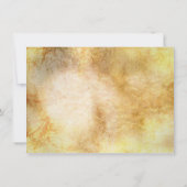 ヴィンテージ シンデレラの馬車 Save the Date カード (裏面)