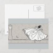 ヴィンテージ シンデレラ ガラスの靴のポストカード ポストカード (正面/裏面)