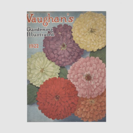 ヴィンテージ シードカタログ Vaughan's 1922 薄葉紙 (正面)