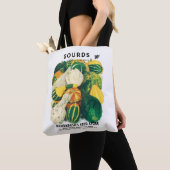 ヴィンテージ シード パケット アート, ミックス ゴウズ スカッシュ トートバッグ (クローズアップ)