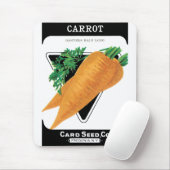 ヴィンテージ シード パケット ラベル アート、ダンヴァース ニンジン マウスパッド (マウス)