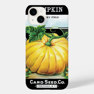 ヴィンテージ シード パケット ラベル アート, ハロウィン カボチャ Case-Mate iPhone 14ケース