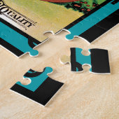 ヴィンテージ シード パケット ラベル アート、バートのシード トマト ジグソーパズル (側面)