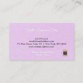 ヴィンテージ·シームストレス 名刺 (裏面)