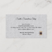 ヴィンテージ·シームストレス 名刺 (裏面)