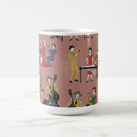 ヴィンテージ・ジャズバンド コーヒーマグカップ (中央)