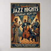 ヴィンテージ・ジャズ1930年代アートポスター ポスター (正面)