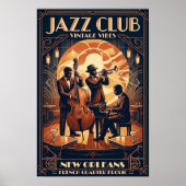 ヴィンテージ・ジャズ1930年代アートポスター ポスター (正面)