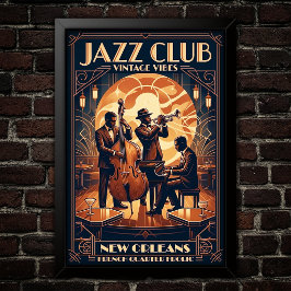 ヴィンテージ・ジャズ1930年代アートポスター ポスター