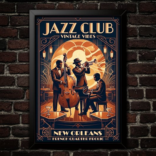 ヴィンテージ・ジャズ1930年代アートポスター ポスター