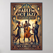 ヴィンテージ・ジャズ1930年代アートポスター ポスター (正面)