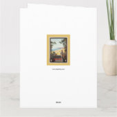 ヴィンテージ・ジャズ・エイジ・ヴァラゼイタリアン旅行ポスター カード (裏面)