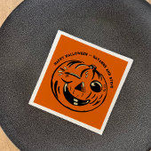 ヴィンテージ ジャックオーランタン パンプキン オリジナル ハロウィン スタンダードカクテルナプキン