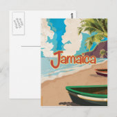 ヴィンテージ ジャマイカ 旅行ポスター ポストカード (正面/裏面)