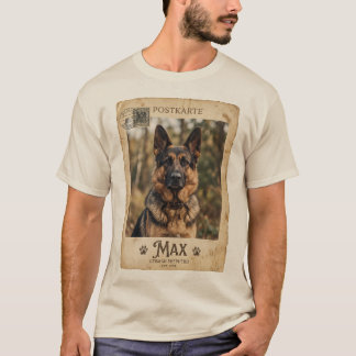 ヴィンテージ ジャーマンシェパード オーダーメイドTシャツ | カスタム Tシャツ