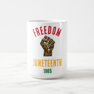 ヴィンテージ・ジューンティーンス・フリーダム 1865 パンアフリカン柄 コーヒーマグカップ