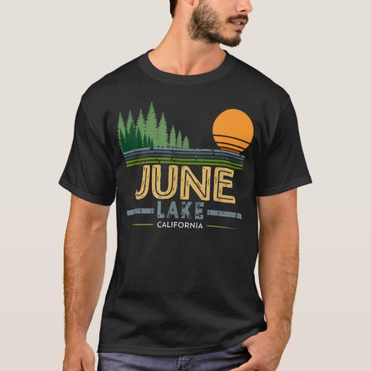 ヴィンテージ・ジューン湖 Tシャツ (正面)