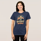 ヴィンテージ ジョン・オソフ大統領政治 トライブレンドTシャツ (正面全面)