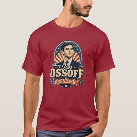 ヴィンテージ ジョン・オッソフ大統領政治 Tシャツ (正面)