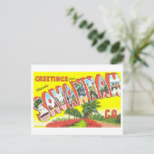 ヴィンテージ、ジョージア州サバンナからの挨拶 ポストカード (スタンド正面)