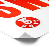 「ヴィンテージ・スイス旅行ポスター」 ポスター (角)