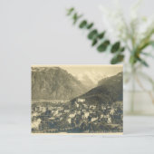 ヴィンテージ スイス、インターラーケンとユングフラウ ポストカード (スタンド正面)