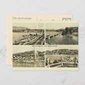 ヴィンテージ スイス ジュネーブ 1912 ポストカード (正面/裏面)