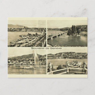 ヴィンテージ スイス ジュネーブ 1912 ポストカード