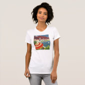 ヴィンテージ スイス 旅行広告 アート Tシャツ (正面フル)