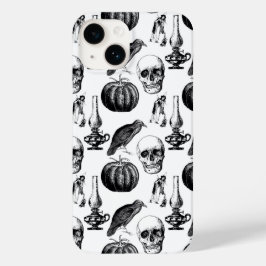 ヴィンテージ スカル&ウィッチ スマホケース Case-Mate iPhone 14ケース