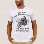 ヴィンテージ スカル バイカー ライダー Tシャツ (正面)