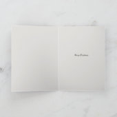 ヴィンテージ スキニーサンタ クリスマスカード (内部)