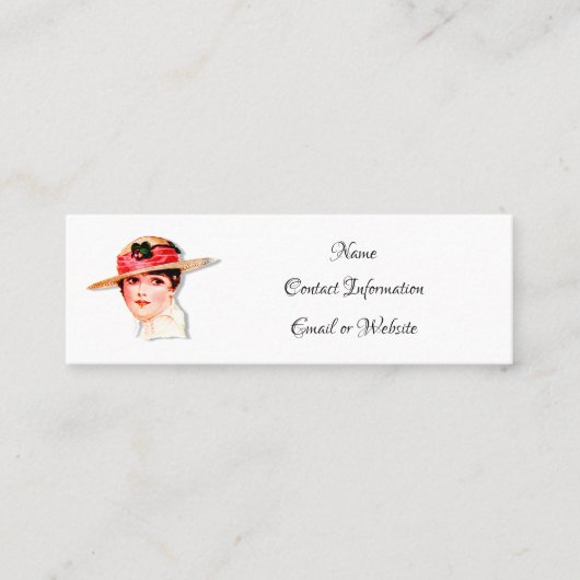 ヴィンテージ スキニー名刺 (正面)