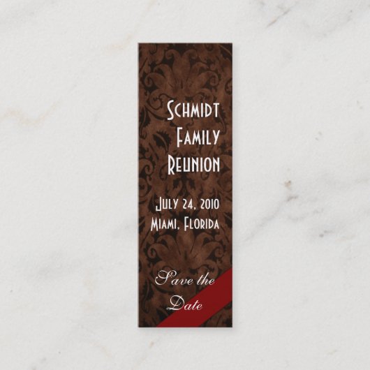 ヴィンテージ スキニー名刺 (正面)