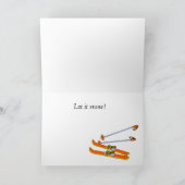 ヴィンテージ・スキー・ポスター・ザ・カタモント・トレイル シーズンカード (内部)