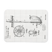 ヴィンテージ スキー ポール 特許 マグネット (横)