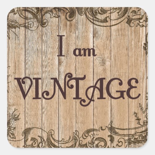 ヴィンテージ スクエアシール (正面)