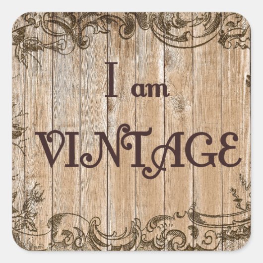 ヴィンテージ スクエアシール (正面)