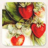 ヴィンテージ スクエアペーパーコースター (正面)