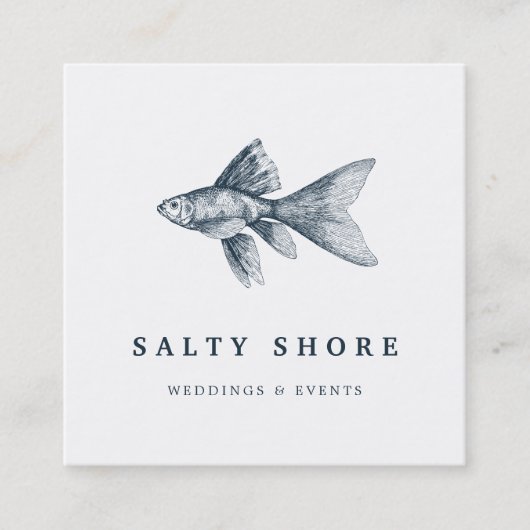 ヴィンテージ スクエア名刺 (正面)