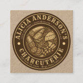 ヴィンテージ スクエア名刺 (正面)