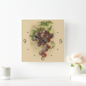 ヴィンテージ スクエア壁時計 (ホーム)