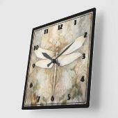 ヴィンテージ スクエア壁時計 (傾斜)