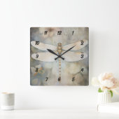 ヴィンテージ スクエア壁時計 (ホーム)