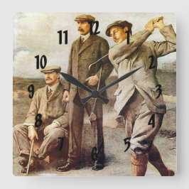 ヴィンテージ スクエア壁時計